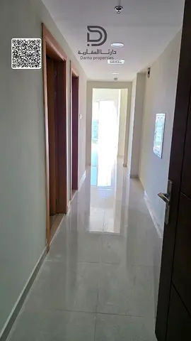 شقة غرفتين وصالة أول ساكن بإطلالة مفتوحة | Gulf Tower – العامرة