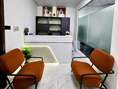 مكتب مفروش | 500 قدم مربع | متاح الان | خطة دفع مرنة