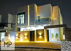 Own a villa with a private pool, including registration and title fees in Ajman, first occupant, wit