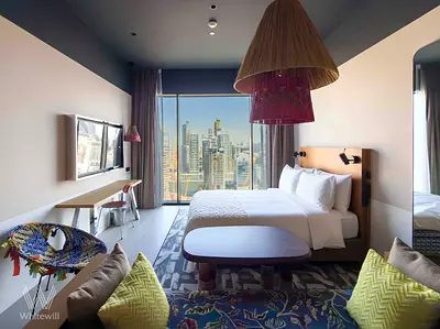 Canal and Partial Burj Khalifa View | High Floor