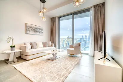 Elegant 2BR w/ Breathtaking Marina Balcony