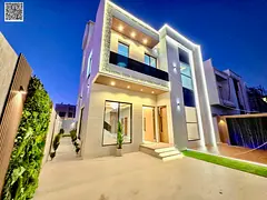 Villa with all registration and ownership fees included, ready to move in, in one of Ajman's mos