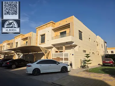 Villa for sale in Al Yasmin, 5 master bedrooms, 2 living rooms, majlis, kitchen, maid's room and yard