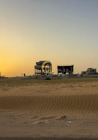 For sale: residential land in Sharjah, Al Zubair Gardens, prime location near the park, second plot from the main street, ground + 2 floors permitted,