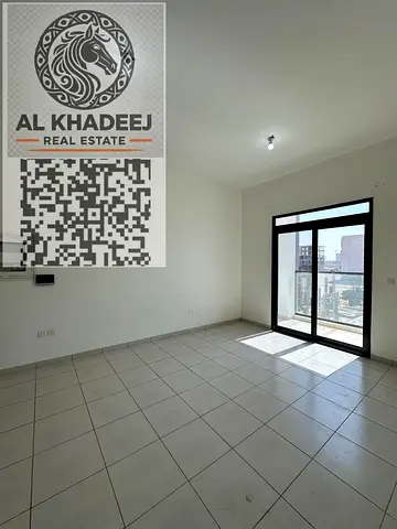 Two bedrooms and a large living room with a balcony in the Al-Aliya area of ​​Ajman, near the Mohammed Bin Zayed exit.