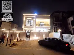 Al-Haliu 2 villa for sale with a ground floor, first floor and roof pool, 5 rooms, majlis and hall w