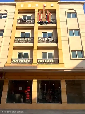 Building for sale in Muwaileh 10 year old 6 one Bed room 6 studio 4 shop income 425k sale price 4.3m