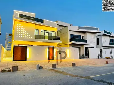 Villa for sale with a modern design and excellent finishing, including registration and ownership fees.