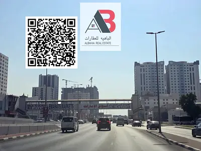 الطريق الرئيسي // موقع مميز // قطعة أرض تجارية زاوية // أرضي + 10 طوابق // أرض للبيع في النعيمية 1 في عجمان تملك حر