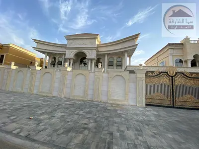 مزيج ما بين الكلاسيك والمودرن قصر مصغر بتصميم عراقي ذات اعمده مرتفعة وقبه ووجهه حجريه فخمه وتشطيب اسمرت سيستم