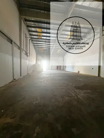 Two warehouses are available for rent in a convenient location within an industrial area. Each warehouse is 2,500 square feet and features a practical