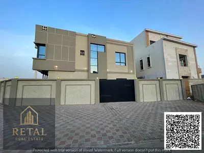 Luxury 6BR villa for sale in Al Zahia, prime corner location on two streets, modern design, spacious 3600 sqft area,