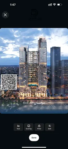 شقة 3 غرف وصالة + غرفة عاملة بإطلالة بحرية – مشروع موجان، كورنيش عجمان