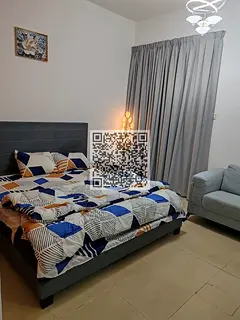 FURNISHED 1BHK AVAILABLE FOR RENT IN RASHIDIYA TOWER AJMAN