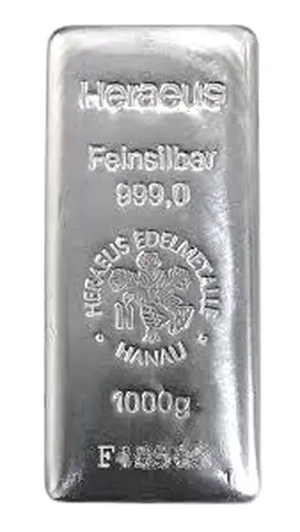1 kg Silver bar Swiss