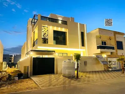فيلا بسعر شامل رسوم التسجيل و المكيفات على الشارع الرئيسي جاهزة للسكن في أرقي مناطق عجمان تملك حر لجميع الجنسيات