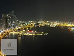 Bedroom Apartment with Living Room and 2 Bathrooms in Sharjah Al Majaz 3 – With Swimming Pool Gym,