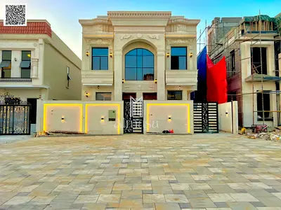 Luxury villa for sale in Al Helio 2 with a built-up area of 3,400 sqm on a 3,014 sqm plot, featuring 5 master bedrooms with rooftop, private swimming