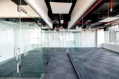 Partitioned Office | Corner with Skyline View