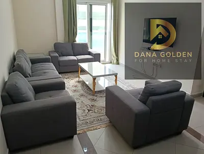 urnished one-bedroom apartment in Al Taawun. Rent is AED 5000 (including internet