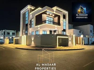 Villa with all registration and ownership fees included, ready to move in, in one of Ajman's most prestigious areas. Freehold ownership available to a
