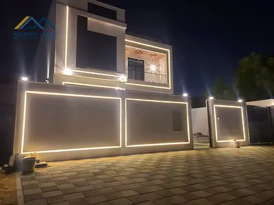 فيلا للبيع من المالك مباشر شامله رسوم النتكيف منزل دافئ لجميع افراد الاسره واجه حجريه ارتداد امام الفيلا