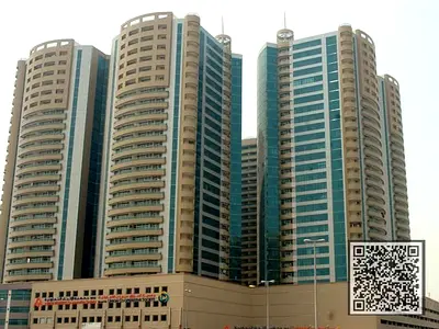 AMAIZING DEAL... AVAILABLE RENTED TWO BEDROOM HALL OPEN VIEW WITH PARKING IN HORIZON TOWER AJMAN