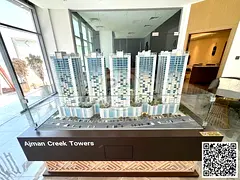 Ajman Creek Tower | 3 BHK From 2,766 SQFT AED 2.30 M | AED 830/SQFT | 10% DP | 1%/Month | 60 /40 Pla