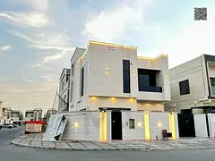 For sale, a distinctive villa in the Al Yasmeen area - Ajman, two floors + roof, strategic corner lo