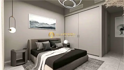 غرفة نوم واحدة مفروشة | مناظر متعددة | شرفة | حدائق الورود 2 JVC