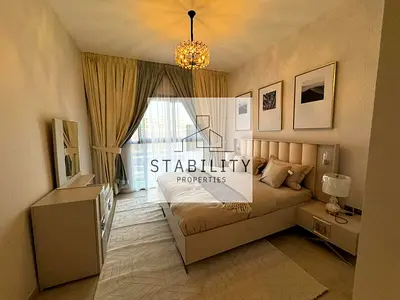 شقة مفروشة بغرفة نوم واحدة | Eleganz by Danube | إطلالة على المسبح والفناء