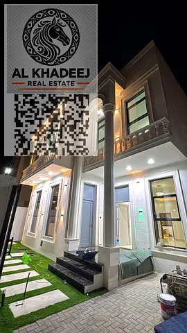 Luxury Villa for Sale in Al Helio 2 Ajman 5 Master Bedrooms Prime Main Road Location Elegant Design Negotiable Price