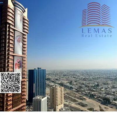 شقة بغرفة نوم واحدة واسعة بإطلالة مفتوحة متاحة في برج عجمان وان