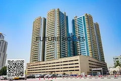 Stadium View 2 BHK Apartment for rent in Horizon Tower Ajman