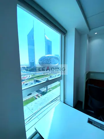 FURNISHED OFFICE WITH DUBAI MUSEUM VIEW