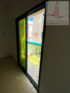 One bedroom and living room for annual rent in Al Rashidiya 1, behind Nesto and next to the fish mar