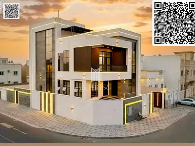 Modern cornar villa With a swimming pool on a main street,