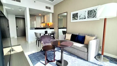 Fully Furnished 1 Bedroom and Hall | DAMAC Prive | High ROI