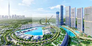 Prime 1-Bed High Floor | Riverside Sobha | Elegant Design