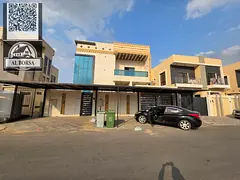 Villa for rent in Al Yasmin area, five master bedrooms, living room and hall