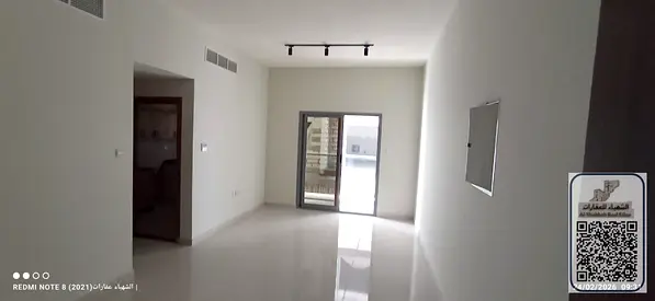 Annual Rental Advertisement Brand new 2-bedroom apartment with living hall for annual rent in Al Nuaimiya 1 – Ajman, located in a prime residential ar