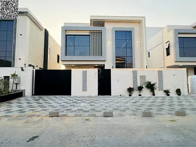 Luxury villa for sale with private pool in Al Zahia, excellent and secure location, large area, modern design, close to all main roads, parking, near