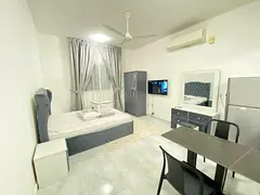 Furnished studio in Ajman, Al Rawda area3 Includes electricity, water and internet 2700 dirhams requ
