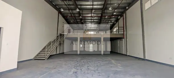 BRAND NEW !! 4500/SQFT WAREHOUSE WITH MEZZANINE WITH 27K KW ELECTRICITY AVAILABLE IN SAJJA