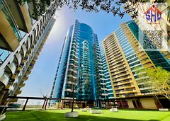 Studio for sale in al horizon C with parking now rented monthly with furniture 3200 D