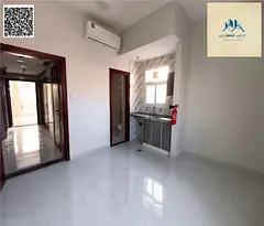 Studio apartment for rent, first occupancy — Al Alia area, Ajman, overlooking Tiger Downtown Ajman
