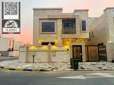 🚨🏡 فيلا كورنر للإيجار – الزاهية، عجمان | طابقين + روف 🏡🚨