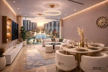 امتلك شقة مفروشة 3 غرف نوم داخل مجتمع لاجون في عجمان بخصم 30% وفرصة استثمارية قوية