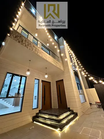 🏡 Luxury villa for sale in Al Helio 2 – Ajman  📍 Location: Behind the ground roundabout – a quiet and required area, close to public services and fa