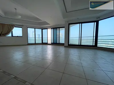 FULLY SAPICIOUS!!3BHK WITH 5 BATHROOM FULL SEAVIEW MASTERBEDROOMS PARKING AC CHILLER FREE GYM POOL WARDROBES VERY VERY NEAR TO CORNICHE IS JUST 95k